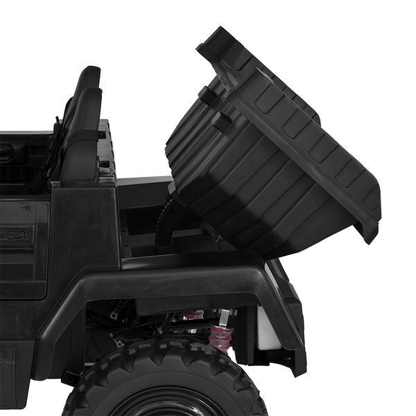 Детский электромобиль Джип Bambi Джип M 5837 EBLR-2 (36V) Mercedes Unimog, двухместный, черный mp-300063 фото