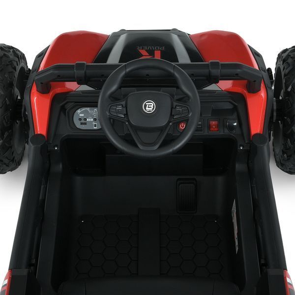 Багги M 6073EBLR-3 2, 4G на радиоуправлении, 2*12V7AH, 4*35W, USB, BLUETOOTH, EVA, музыка, свет, кожа, красный mp-308887 фото