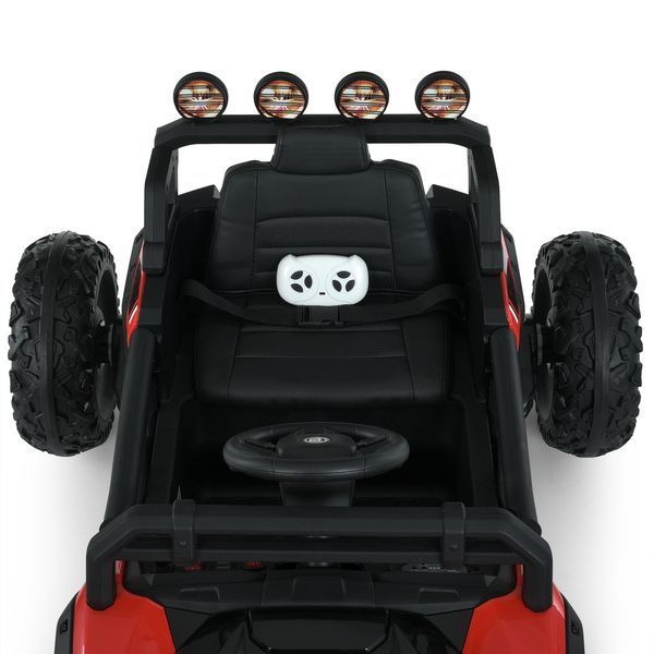 Багги M 6073EBLR-3 2, 4G на радиоуправлении, 2*12V7AH, 4*35W, USB, BLUETOOTH, EVA, музыка, свет, кожа, красный mp-308887 фото