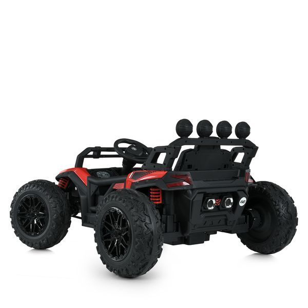 Багги M 6073EBLR-3 2, 4G на радиоуправлении, 2*12V7AH, 4*35W, USB, BLUETOOTH, EVA, музыка, свет, кожа, красный mp-308887 фото