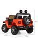 Дитячий електромобіль Джип Jeep Wrangler Rubicon Bambi M 4176 EBLR-7 помаранчевий, 4 мотори по 35W, MP3, Bluetooth, EVA, шкіра mp-221221 фото 9