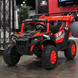Дитячий електромобіль Джип Багги M 6347EBLR-3, 4 мотори по 35W, MP3, Bluetooth, EVA, шкіра, червоний mp-349398 фото 1
