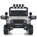 Детский электромобиль Джип Toyota FJ Cruiser 2566AEBLR-1 двухместный, 4 мотора по 35W, EVA, кожа, MP3, USB, Bluetooth, белый mp-317640 фото 5