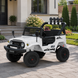Детский электромобиль Джип Toyota FJ Cruiser 2566AEBLR-1 двухместный, 4 мотора по 35W, EVA, кожа, MP3, USB, Bluetooth, белый mp-317640 фото 14