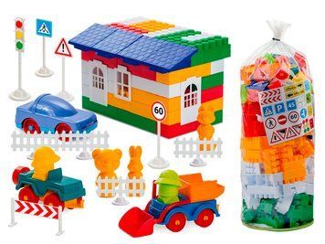 Конструктор Лідер №5 Colorplast 1-054 200 деталей bab-230380 фото