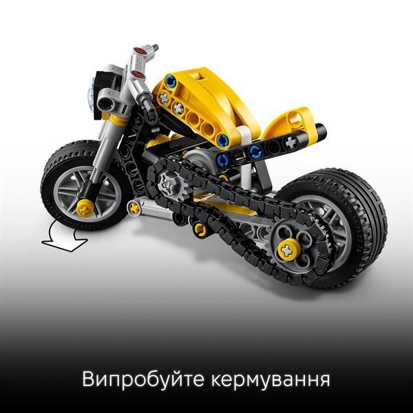 Конструктор LEGO Technic Жёлтый мотоцикл 151 деталь afk-186726 фото