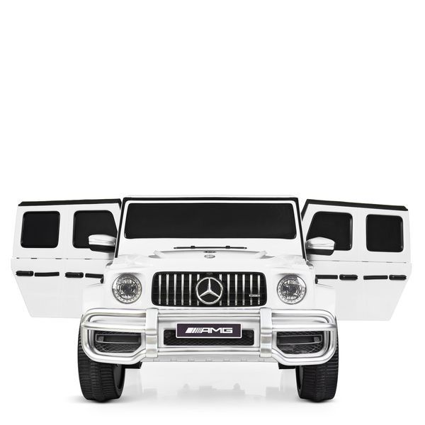 Дитячий електромобіль Джип Bambi M 4259 EBLR-1 Mercedes, двомісний, білий mp-223949 фото