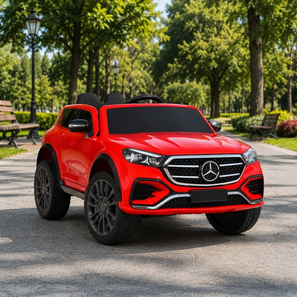 Детский электромобиль Mercedes-Benz GLE Coupe AMG M 6355EBLR красный, 4 мотора по 35W, EVA, кожа, MP3, USB, TF, Bluetooth mp-347032 фото