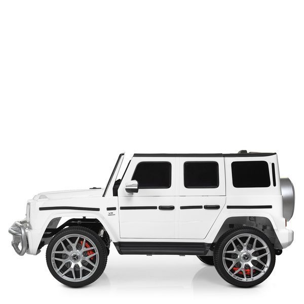 Дитячий електромобіль Джип Bambi M 4259 EBLR-1 Mercedes, двомісний, білий mp-223949 фото