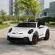 Детский электромобиль Porsche 911 GT3 RS M 6111EBLR-1 двухместный, 2 мотора по 320W, EVA, кожа, MP3, Bluetooth, белый mp-318957 фото 8
