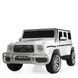 Дитячий електромобіль Джип Bambi M 4259 EBLR-1 Mercedes, двомісний, білий mp-223949 фото 1