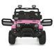 Джип M 6270EBLR-8(24V) (1шт) 2,4G на радіокеруванні, 1*24V8AH, 2*45W, MP3, USB, TF, BLUETOOTH, EVA, шкіра, музика, світло, рожевий mp-332983 фото 2