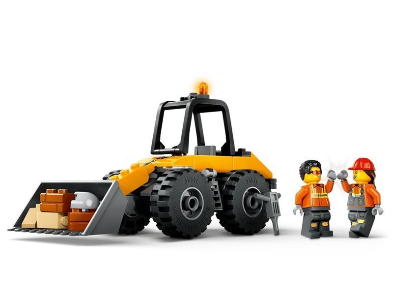Конструктор LEGO City Желтый строительный автопогрузчик, 81 деталь 60450 bab-395889 фото