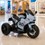 Дитячий мотоцикл Aprilia RS 660 RSV4 M 6265EL-11 сірий, 2 мотори по 35W, EVA, шкіра, Bluetooth, USB, TF mp-320517 фото