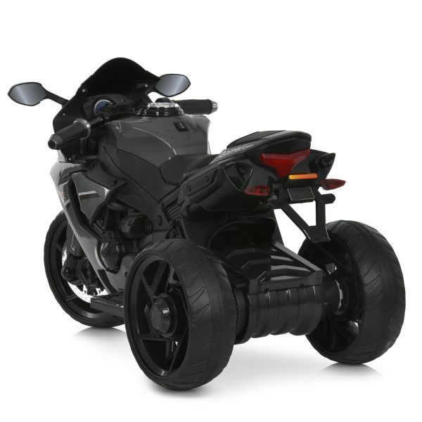 Детский мотоцикл Yamaha R1 M 5823EL-11, 2 мотора по 35W, EVA, экокожа, MP3/USB/TF, Bluetooth, свет, серый mp-333034 фото
