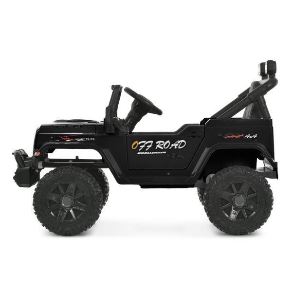 Джип M 6289EBLR-2 2,4G на радиоуправлении, 1*12V7AH, 2*45W, EVA, BLUETOOTH, музыка, свет, шкіра, чорний mp-332248 фото