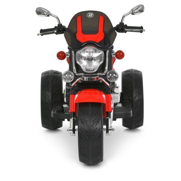 Дитячий мотоцикл BMW R 1200 C M 6263EL-3 червоний, 2 мотори по 25W, EVA, екошкіра, Bluetooth, USB, TF, світло та музика mp-330630 фото