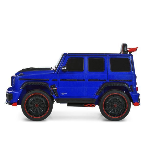 Дитячий електромобіль Джип Mercedes-AMG G 63 Brabus Rocket 900 M 6257EBLR-4, Гелендваген, 4 мотори по 35W, EVA, шкіра, MP3, USB, Bluetooth, синій mp-329924 фото