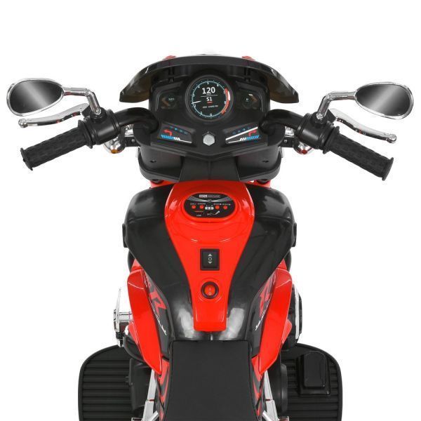 Дитячий мотоцикл BMW R 1200 C M 6263EL-3 червоний, 2 мотори по 25W, EVA, екошкіра, Bluetooth, USB, TF, світло та музика mp-330630 фото
