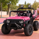 Детский электромобиль Джип Багги UTV Speedy Adventure M 6206EBLR-8 двухместный, 4 мотора по 45W, EVA, кожа, Bluetooth, MP3, USB, розовый mp-315963 фото 6