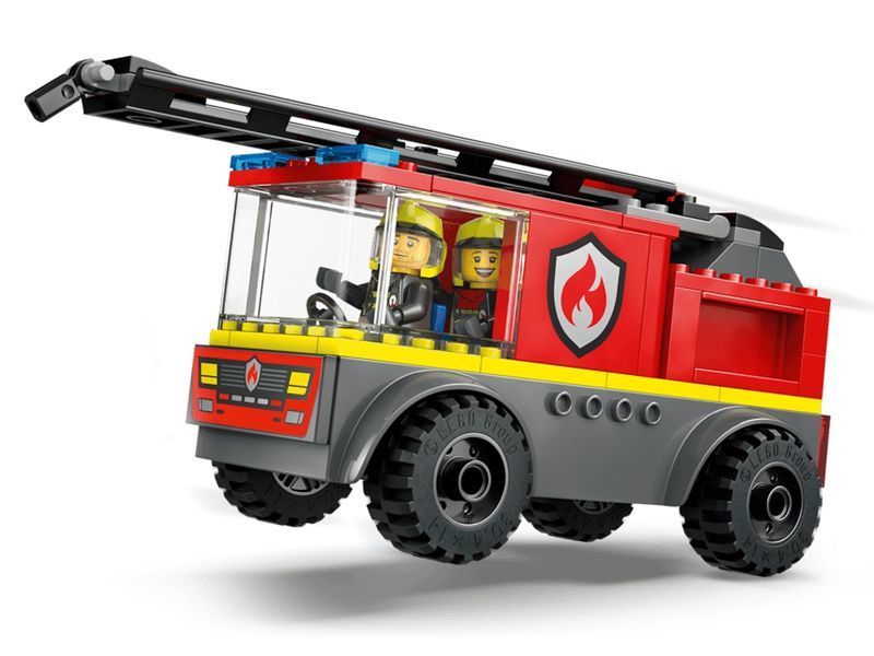 Конструктор LEGO City Пожарная машина с лестницей, 82 детали 60463 bab-395890 фото