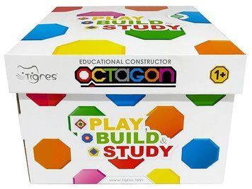 Конструктор Octagon 88 деталей в коробці Tigres 39773 bab-280436 фото