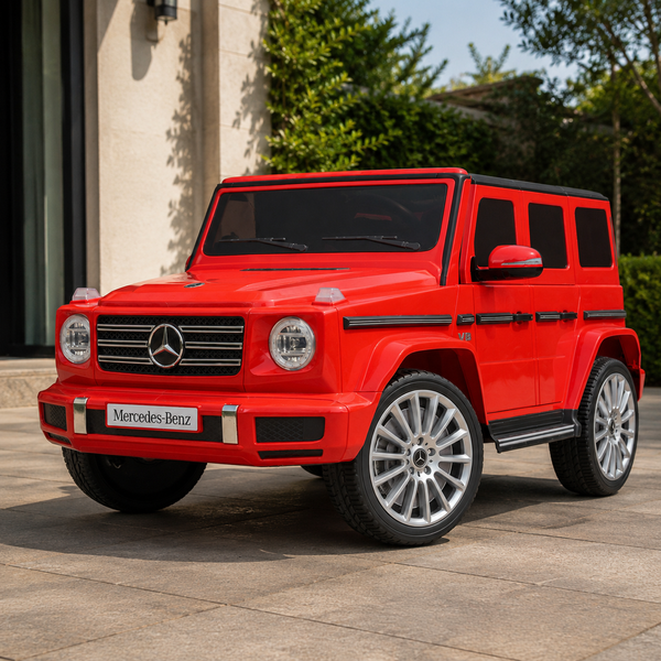 Дитячий електромобіль Джип Bambi M 5028 EBLR-1 Mercedes AMG G500 Гелендваген, червоний mp-290295 фото