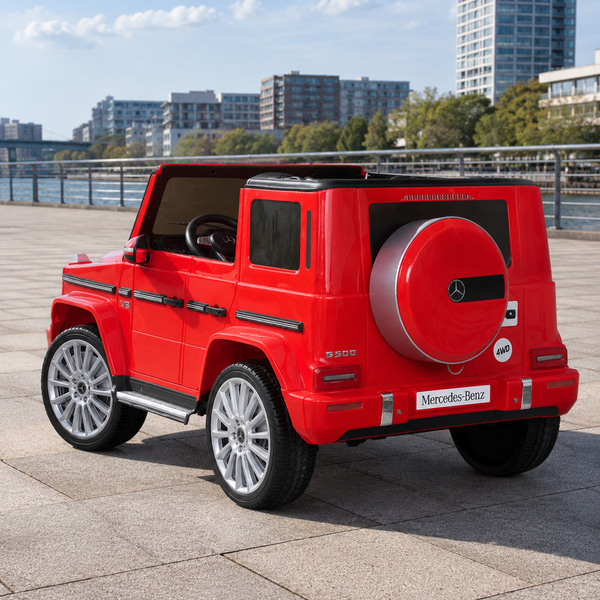 Дитячий електромобіль Джип Bambi M 5028 EBLR-1 Mercedes AMG G500 Гелендваген, червоний mp-290295 фото