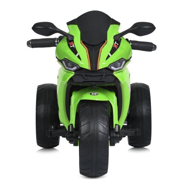 Детский мотоцикл Yamaha R1 M 5823ELS-5, 2 мотора по 35W, EVA, экокожа, MP3/USB/TF, Bluetooth, свет, зеленый с автопокраской mp-333035 фото