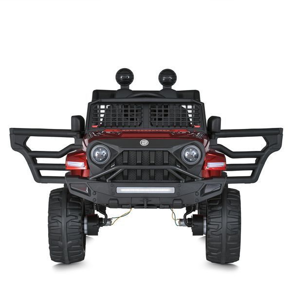 Дитячий електромобіль Джип Bambi M 5836 EBLRS-3 Jeep, червоний mp-298192 фото