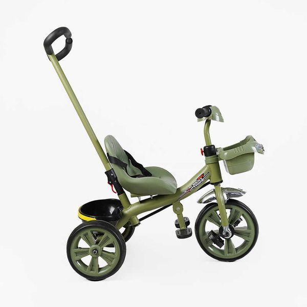 Велосипед 3-х колісний BS-70240 "Best Trike" колеса EVA переднє 10&rsquo;&rsquo;, заднє 8&rsquo;&rsquo;, сталева рама, УКР. ОЗВУЧУВАННЯ, батьківська ручка, в коробці igr-170362 фото