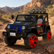 Детский электромобиль Джип Bambi M 3237 EBLR-2-3 Jeep черно-красный, 4 мотора по 45W, EVA, кожа, MP3, Bluetooth mp-159901 фото 7
