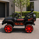 Детский электромобиль Джип Bambi M 3237 EBLR-2-3 Jeep черно-красный, 4 мотора по 45W, EVA, кожа, MP3, Bluetooth mp-159901 фото 11