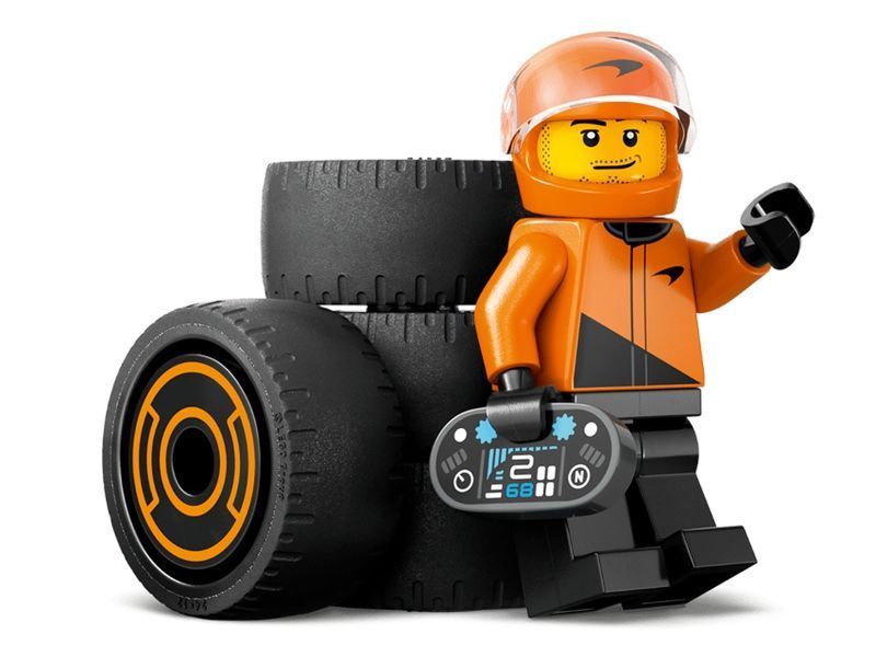 Конструктор LEGO City Пілот F1 з автомобілем для перегонів McLaren, 86 деталей 60442 bab-395892 фото