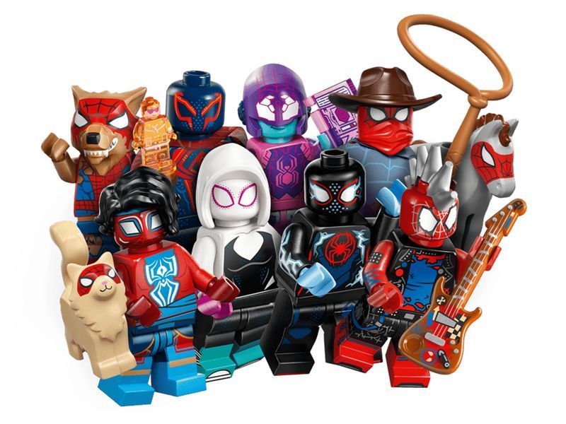 Конструктор Мініфігурки LEGO Людина-павук: Крізь Всесвіт, 8 деталей, мікс видів 71050 bab-395957 фото