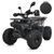 Квадроцикл HB-EATV1450F-P-2(MP3) V2 мотор 1450W безщеточный, 5аккум 12V/20AH,спинка, до 50км/ч, до 82кг, карб.чорний mp-336655 фото