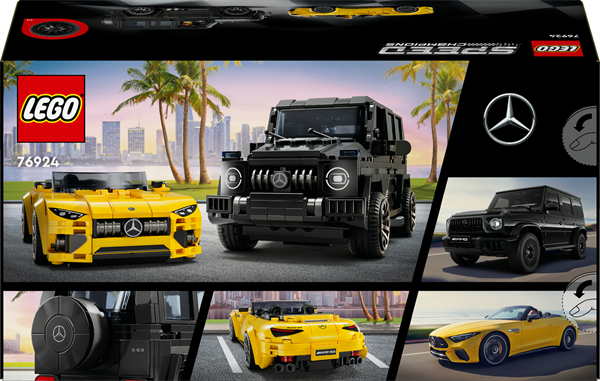 Конструктор LEGO Speed Champions Mercedes-AMG G 63 і Mercedes-AMG SL 63, 808 деталей afk-84998 фото