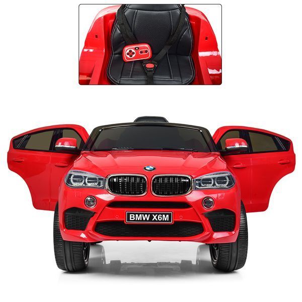 Детский электромобиль Джип Bambi JJ 2199 EBLR-3 BMW X6M, красный mp-194396 фото