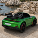 Детский электромобиль Porsche 911 GT3 RS M 6111EBLRS-5 двухместный, 2 мотора по 320W, EVA, экокожа, Bluetooth, MP3, зеленый? автопокраска mp-318960 фото 6