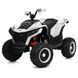 Дитячий квадроцикл M 6128EBLR-1(24V) Bambi Racer, 4 мотори по 75W, EVA, шкіра, Bluetooth, пульт, білий mp-310282 фото 10