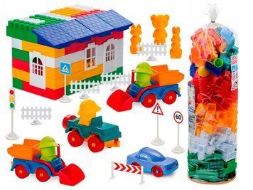 Конструктор Лідер №7 Colorplast 1913 300 деталей bab-230409 фото