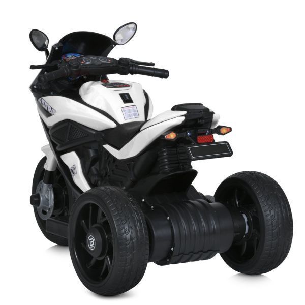 Дитячий мотоцикл Ducati Bambi Racer M 4454ELR-1 білий, з пультом керування, 2 мотори по 35W, EVA, шкіра, MP3/USB/TF mp-338694 фото