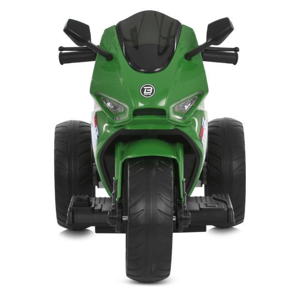 Дитячий мотоцикл Aprilia RS 660 RSV4 M 6265EL-5 зелений, 2 мотори по 35W, EVA, шкіра, Bluetooth, USB, TF mp-325102 фото