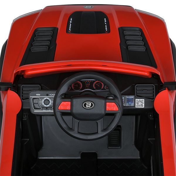 Дитячий електромобіль Джип Ford Ranger Raptor Bambi M 5829 EBLR-3, червоний, 4 мотори по 35W, EVA, шкіра, MP3, Bluetooth mp-299992 фото