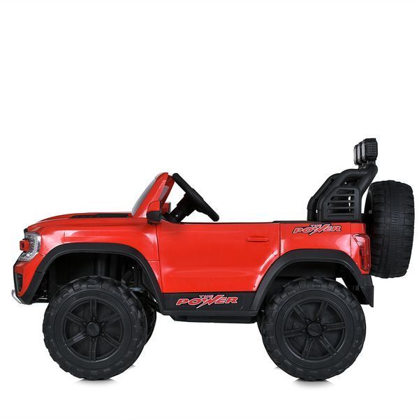 Дитячий електромобіль Джип Ford Ranger Raptor Bambi M 5829 EBLR-3, червоний, 4 мотори по 35W, EVA, шкіра, MP3, Bluetooth mp-299992 фото