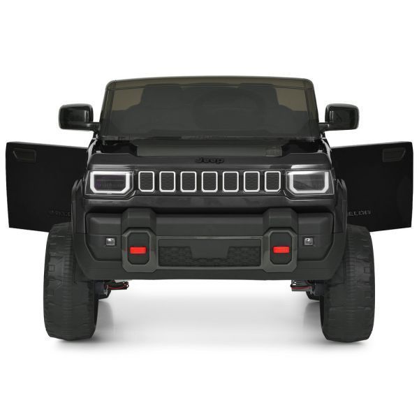 Детский электромобиль Джип Jeep Recon JJ2500EBLR-2 двухместный, 4 мотора по 25W, EVA, кожа, MP3, USB, Bluetooth, черный mp-335079 фото