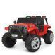 Дитячий електромобіль Джип Bambi M 4282 EBLR-3 Jeep Wrangler, червоний mp-247251 фото 1