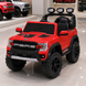 Дитячий електромобіль Джип Ford Ranger Raptor Bambi M 5829 EBLR-3, червоний, 4 мотори по 35W, EVA, шкіра, MP3, Bluetooth mp-299992 фото 11