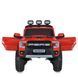 Дитячий електромобіль Джип Ford Ranger Raptor Bambi M 5829 EBLR-3, червоний, 4 мотори по 35W, EVA, шкіра, MP3, Bluetooth mp-299992 фото 4