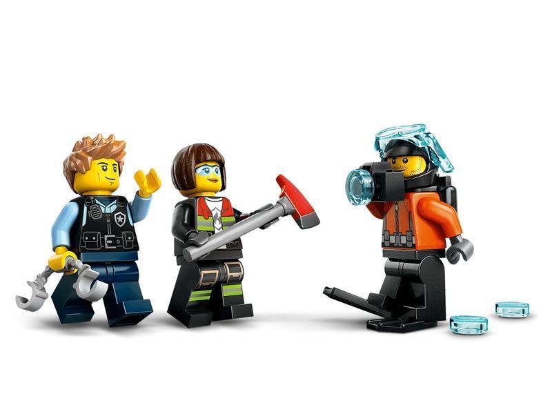 Конструктор LEGO City Ремикс вертолетов, пожарных машин и подлодок, 874 детали 60462 bab-395895 фото